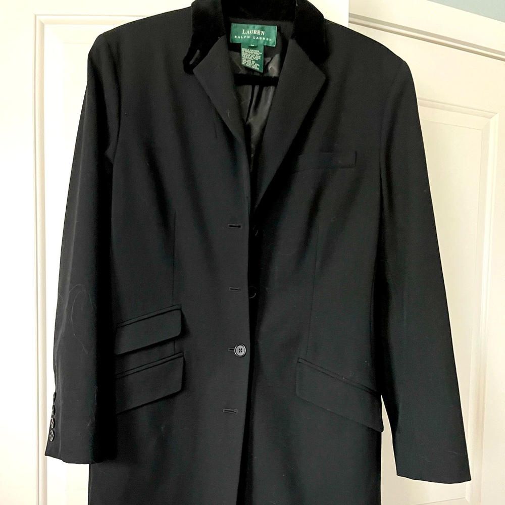 Ralph Lauren wool dress coat.
